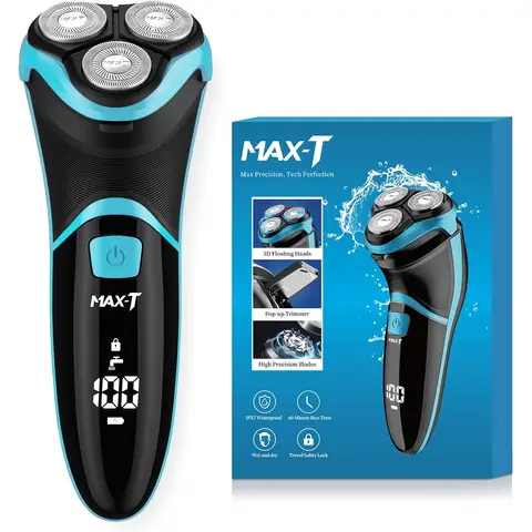 MAX-T 8101 USB Electric Shaver – Blue