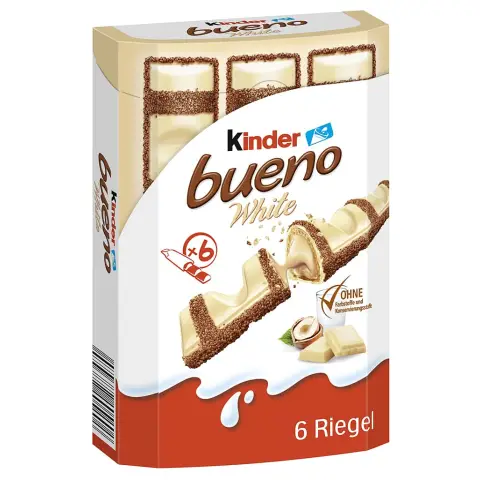 Kinder Bueno Weiße Schokolade 6 Stück 117g