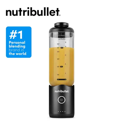 nutribullet Flex Portable Blender - Black, 500ml, Lightweight, Detachable Vessel