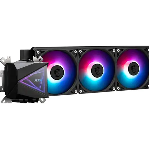 MSI MAG CORELIQUID I360 koelsysteem voor computerbehuizing, alles-in-één vloeistofkoeler, 12 cm, zwart, 1 stuk