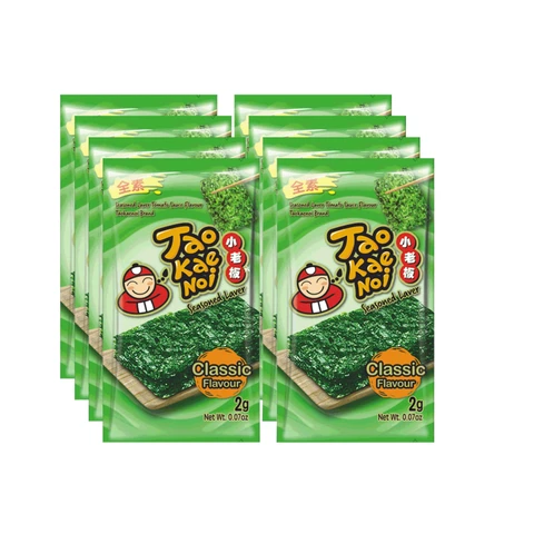 TAOKAENOI Seasoned Laver Classic Flavour (2g*8 Packs) 16g