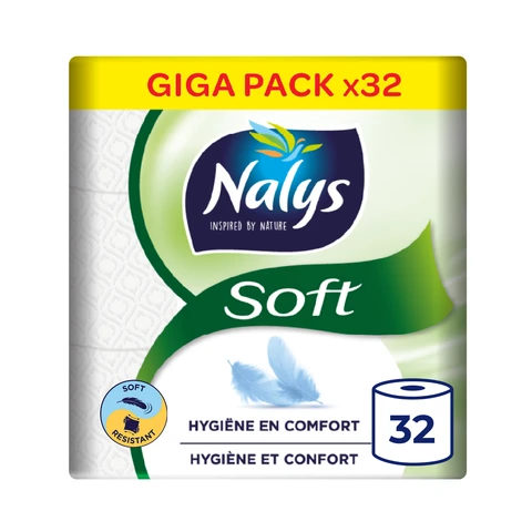 Nalys Zacht Toiletpapier 2 laags 32 rol