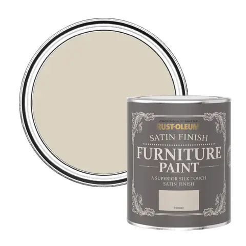 RUST-OLEUM SATIN FURNITURE PAINT HESSIAN 750ML