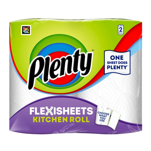 PLENTY Flexisheets Kitchen Towel Roll 2pk