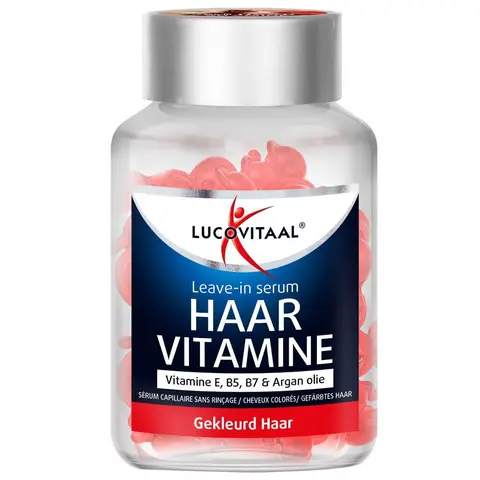 Lucovitaal Haar Vitamine Gekleurd Haar - Leave-in serum - 25 twist-off softgels
