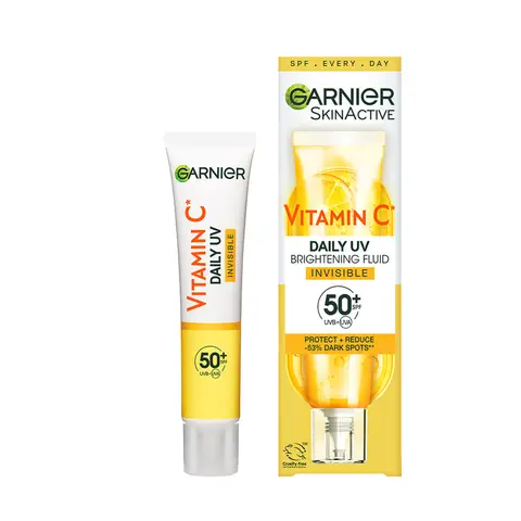 Garnier Vitamin C Daily UV Invisible Brightening Fluid SPF50 For All Skin Types 40ml