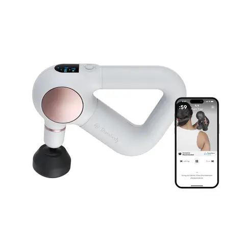 Therabody Theragun Sense Smart Massage Gun with Smart Percussion Massage, Breathing Guidance, and Stress Tracking - White
