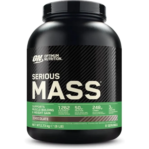 Optimum Nutrition Serious Mass Weight Gainer Chocolate – 2.73 kg