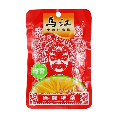 WUJIANG  Mustard Tuber Light Flavour 80g/pack