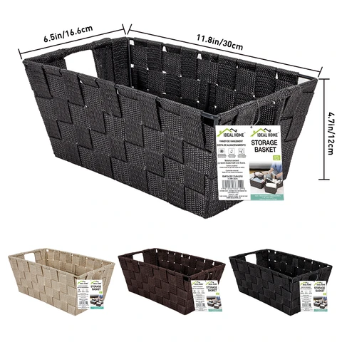 Ideal Home Weaving Storage Basket 30x16.6x12cm