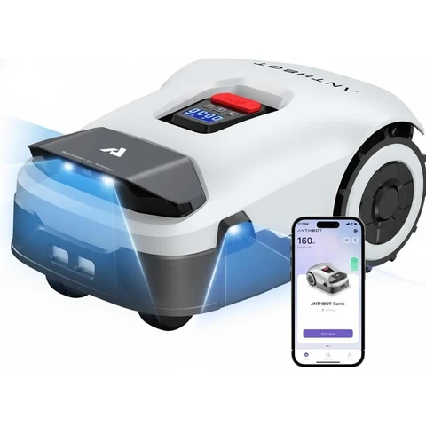 Anthbot Genie 600 Mähroboter für 900 m², Schnittbreite: 20 cm, satellitengestützte Navigation, RTK
