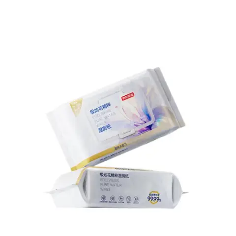 ochama x J.ZAO Spülbare Toilettenwischtücher – Spülbares feuchtes Toilettenpapier, schnell trocknende Feuchttücher, große Kapazität, Familienpackungen, selbstreinigende Wischtücher mit reinem Wasser – Für die Familie, Körperpflege, Badezimmer, Toilettengebrauch – 80 Blatt*5 Packungen