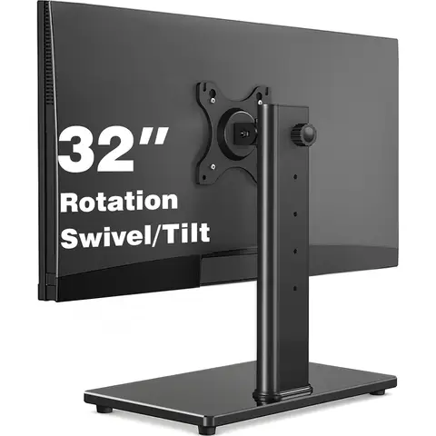 5Rcom Monitor Stand for 13-32 inch with Swivel Height Adjustment,Max VESA 100x100mm Max Weight 10kgs