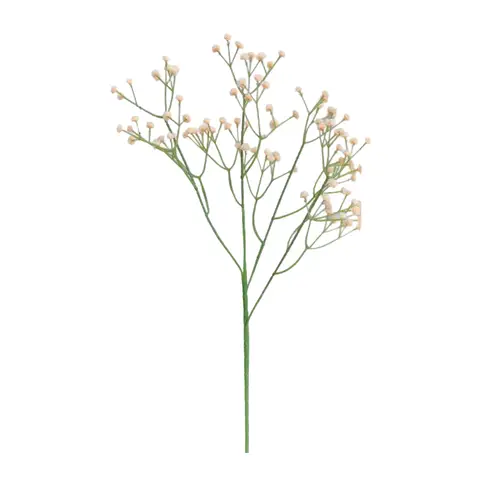 Wei's Moment 5er-Set künstliche Blumen, Seiden-Kunststoff-Gypsophila, realistische Blumenarrangements, Hochzeitsdekoration, Tischdekoration, Champagnerfarbe