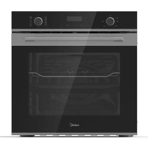 Midea MBO7NM30D0-BS 72L Built-In Single Fan Oven - Black - A Rated