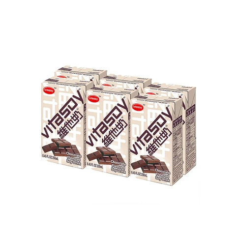 Vitasoy Chocolate Flavored Soy Drink 6x250ml