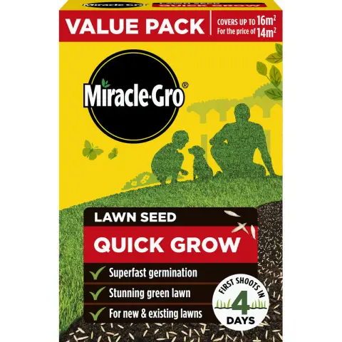 Miracle Gro Quick Grow Lawn Seed 16m2