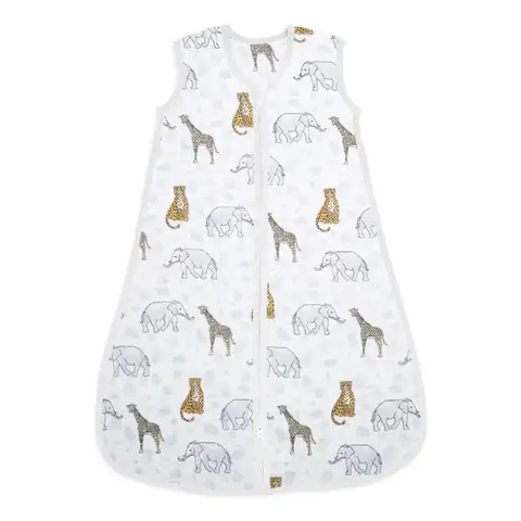 aden + anais™ Cotton Muslin Light Sleeping Bag 1.0 TOG 0-6 Months Jungle