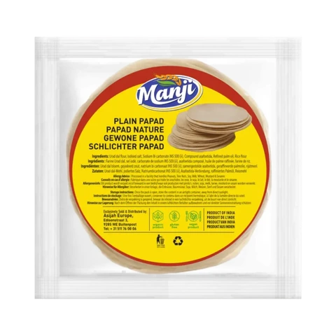 Manji Madras Plain Papad 200 g