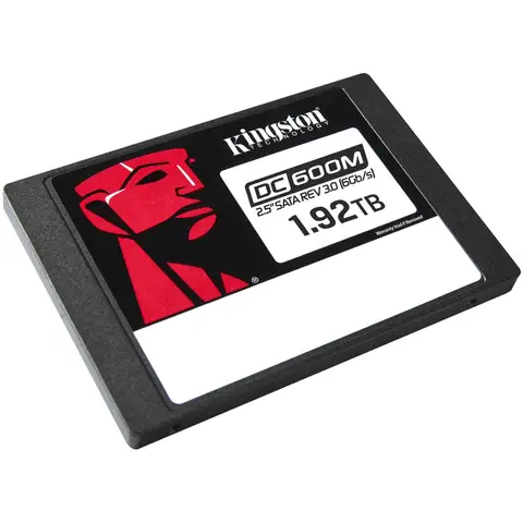 SSD SATA Entreprise 2,5" Kingston Technology DC600M 1 920 Go (usage mixte)
