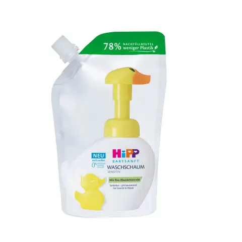 Hipp Baby Sanftes Gesichts- und Handwasch-Mittel Nachfüllpackung 250 ml