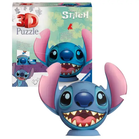 Ravensburger Stitch with Ears 3D 72 Piece Puzzle Ball