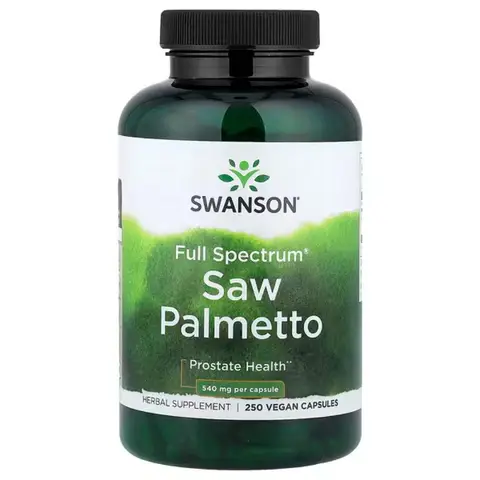 Swanson Saw Palmetto Prostate 540mg Capsules - 250 Capsules