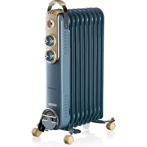 Ariete Ölbad-Heizkörper 9-Element-Zimmerradiator 40 x 12 x 67 cm blau 1 Stück