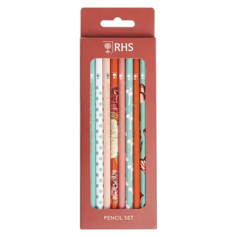 RHS Tulips Florals Pencils, Pack of 8