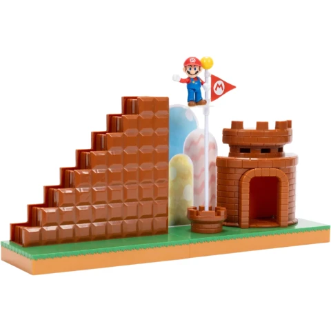 Nintendo Super Mario Level End Playset for 2.5 Inch Figures