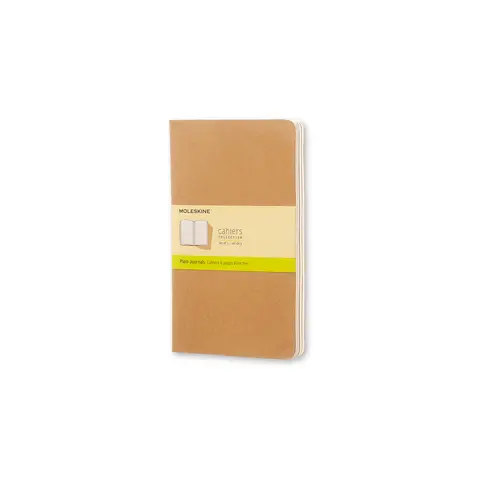 MOLESKINE Set De 3 Cahiers Grand Format Pages Blanches