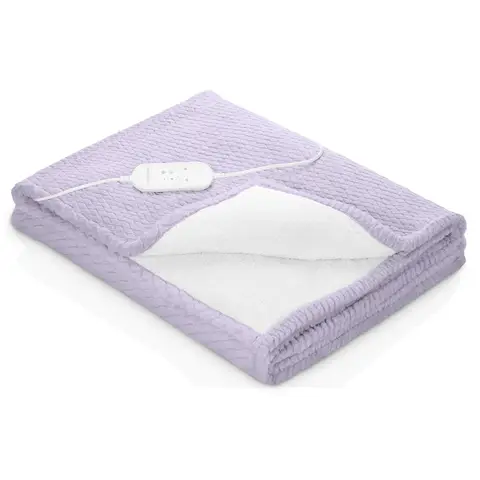 medisana HB 418 Elektrische Heizdecke, Soft Lilac, 180 x 130 cm - 1 Stück