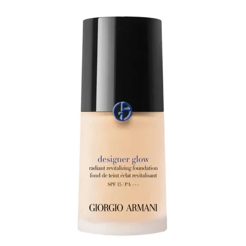Giorgio Armani designer glow revitalizing foundation SPF 15 30 ml Nr.1