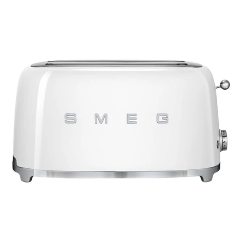 Smeg TSF02WHEU Toaster 2-Schlitz Lang 50's Retro Style