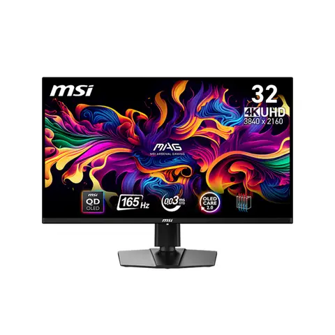 MSI MAG 321UPDE QD-OLED Computerbildschirm 80 cm (31,5 Zoll) 3840 x 2160 Pixel 4K Ultra HD schwarz