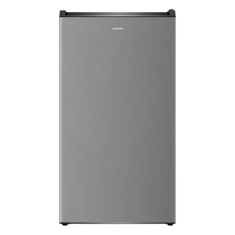 coocaa Ein-Tür-Kühlschrank 83L, präzise Temperaturregelung, verstellbare Füße, umweltfreundliche Innenverkleidung, Griffmulde, antibakterielle Türdichtung, geräuscharmer Kompressorkühlungstyp, Energieeffizienzklasse E, SRS-120DTE