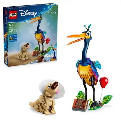 LEGO Disney 43290 Set de Construction Kevin & Dug (Inspiré de Disney・Pixar Up)