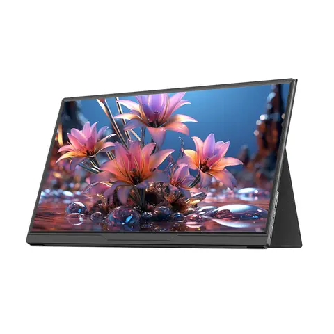Lepow 15,6 Zoll Tragbarer Monitor – HD-IPS-Bildschirm, Type-C-Anschluss, Ultradünnes Design, Kompatibel mit Verschiedenen Geräten, HC-L156A