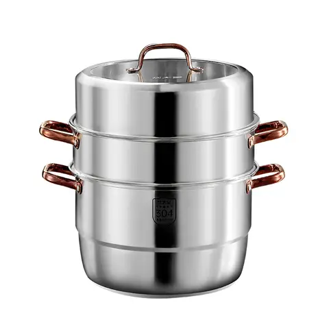 COOKER KING Stoompan 3-Laags - 304 roestvrij staal - 26 cm
