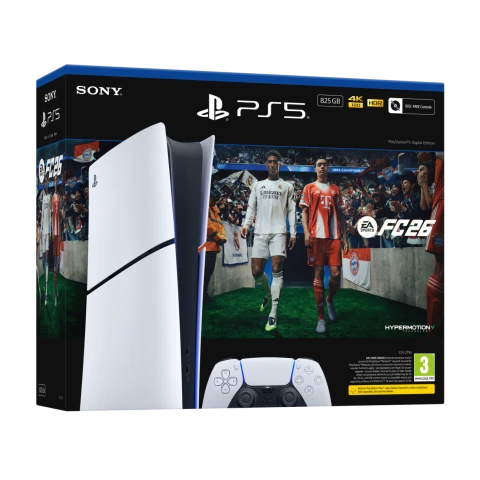 Sony PlayStation 5 Console - Digital Edition + FC26 Bundle