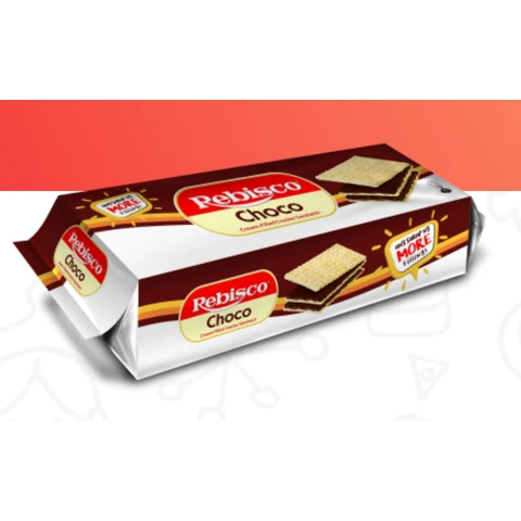 Rebisco Choco Cream Filled Cracker Sandwich 10 pack - 32g each