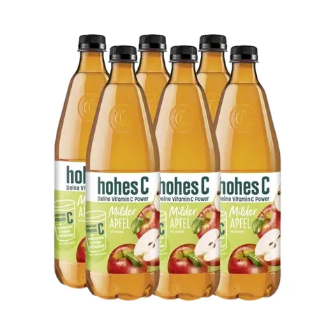 Hohes C Milder Apfelsaft 6x1L