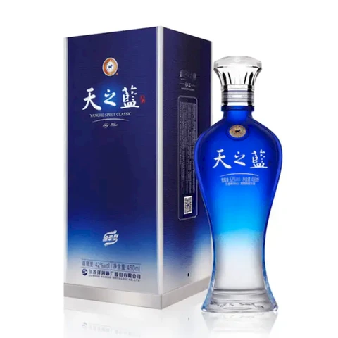 Chinese Baijiu - Yanghe Sky Blue 500ml (42% Acl./Vol)