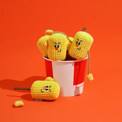 ZEZE Corn & Catnip Handheld Training Toy, Natural Chew & Play Toy for Kittens