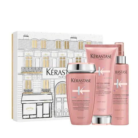 Kerastase Chroma Absolu Set (Bain Chroma Respect 250ml Fondant Cica Chroma 200ml Sérum Chroma Thermique 150ml) 

Kérastase Chroma Absolu Set (Bain Chroma Respect 250ml Fondant Cica Chroma 200ml Sérum Chroma Thermique 150ml)