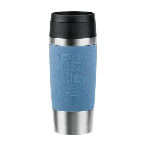 Emsa Isolierter Reisebecher Classic Comfort 0,36l aquablau