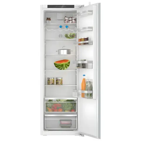 Bosch Series 2 KIR81NSE0G 177cm Fully Integrated Tall Larder Fridge - Sliding Hinge - 319L - E Rated