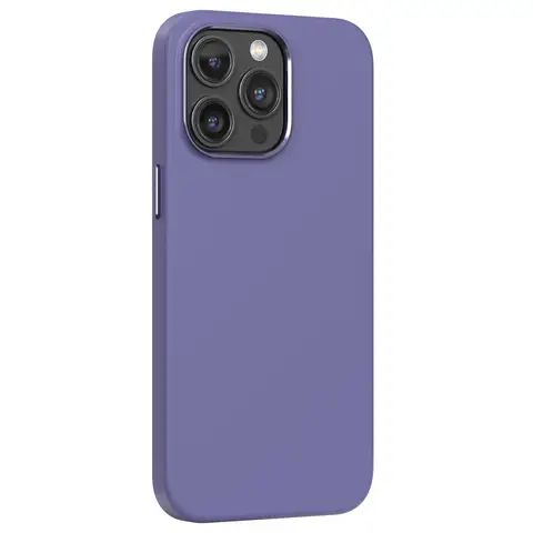 COMMA Nature Series Magnetic Silicone Phone Case - iPhone15 Pro - Purple