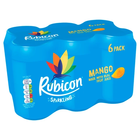 Rubicon Sparkling Mango 6 X 330Ml