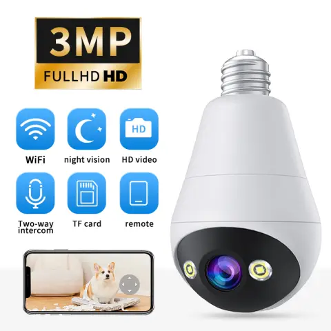 Jooan E27 Lamp Camera WiFi 1PC